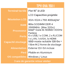 CAISSE TACTILE OVA 150I