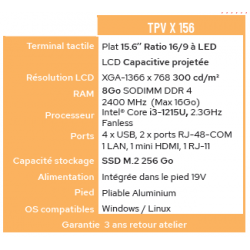 CAISSE TACTILE X